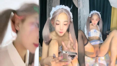[동양야동] 핑크 머리 미녀 교보!양갈래 묶고 허당!팬티를 헤치고 모비혈이 없고, 포격으로 삽소혈을 뽑습니다. [쇼츠야동,섹트야동,국산야동,혼딸야동]