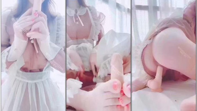 [동양야동] 가장 아름다운 트위터 인플루언서 소녀 ＇악견＇ 4월 신작-투명 제복 커피 하녀 예쁜 밀크 연랑혈 기승 신음 [쇼츠야동,섹트야동,국산야동,혼딸야동]