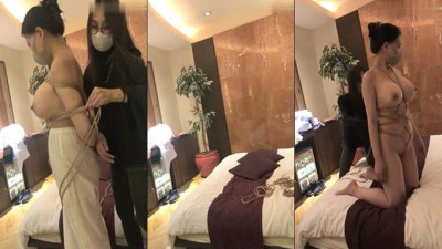 [동양야동] 일품 거유 일본 소녀 생방송 끈 묶음, 노출 벗은 젖꼭지 전신 묶음 유혹 [쇼츠야동,섹트야동,국산야동,혼딸야동]