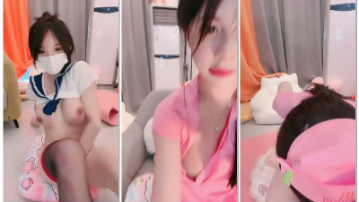 [동양야동] 폭유비혈 왕홍 여신!학생 간호사 센스룩!허리를 비틀고 엉덩이를 흔들며 유혹하고, 흰 실크와 긴 다리, 검은 소가 아름다운 구멍을 진동시킨다. [쇼츠야동,섹트야동,국산야동,혼딸야동]