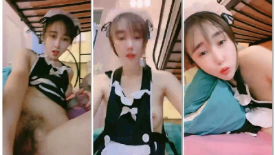 [동양야동] 9부 비주얼 왕홍 여신!하녀룩 섹시 블랙!다모소혈 클로즈업, 허리를 비틀고 엉덩이를 흔들며 유혹하고, 가냘프고, 신음하는 표정이 즐겁다. [쇼츠야동,섹트야동,국산야동,혼딸야동]