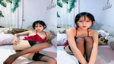[동양야동] ❤️온넷 최고의 순욕에 도전하는 미소녀❤️:안경 블랙스타킹 레드 파자마 레이스 팬티 극한의 유혹대수 자위절정 음성분수 [쇼츠야동,섹트야동,국산야동,혼딸야동]